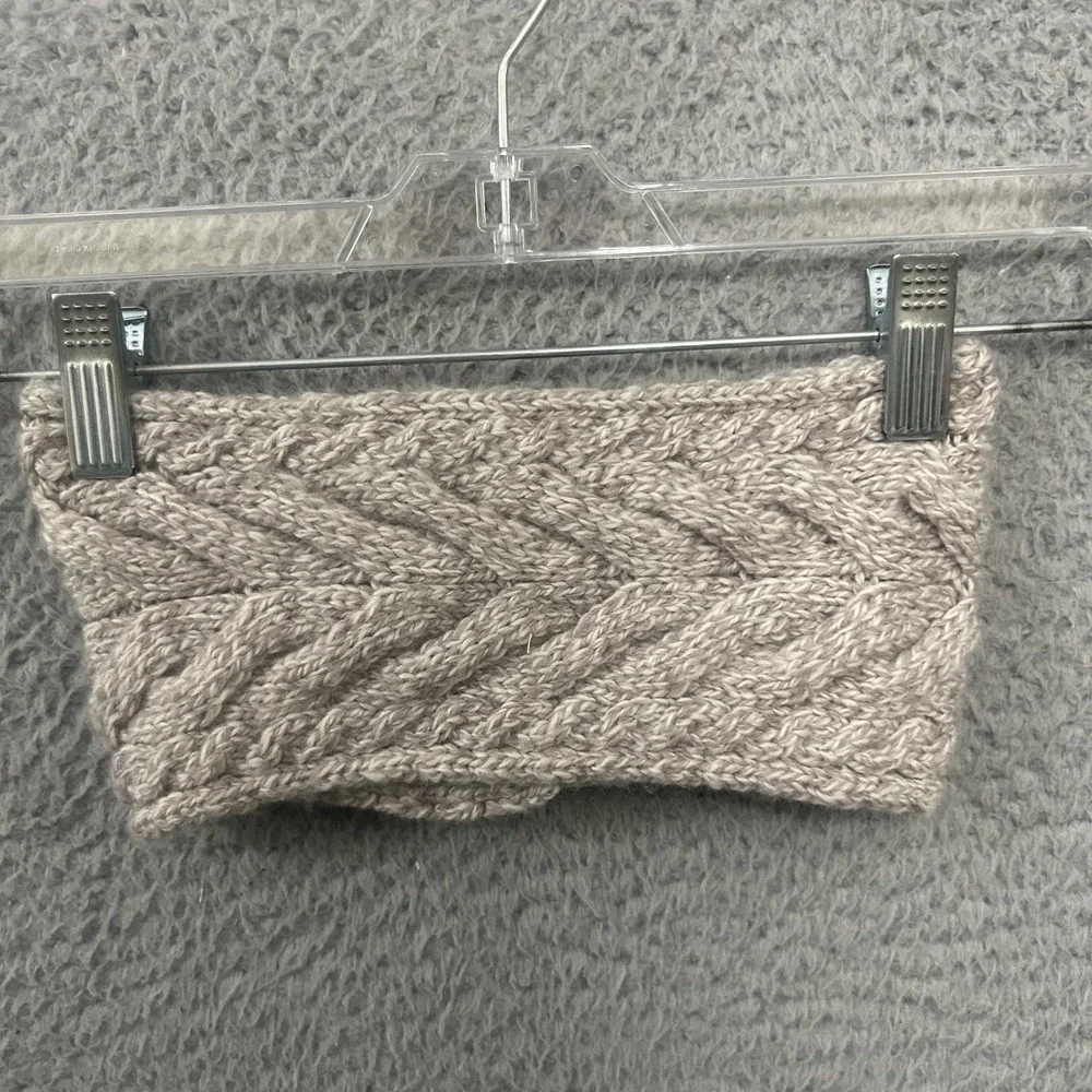 Aran Woollen Mills Head Band Womens Cable Knit Super Soft Merino Made In Ireland